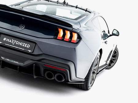 Street PRO Rear Side Splitters Ford Mustang Dark Horse Mk7