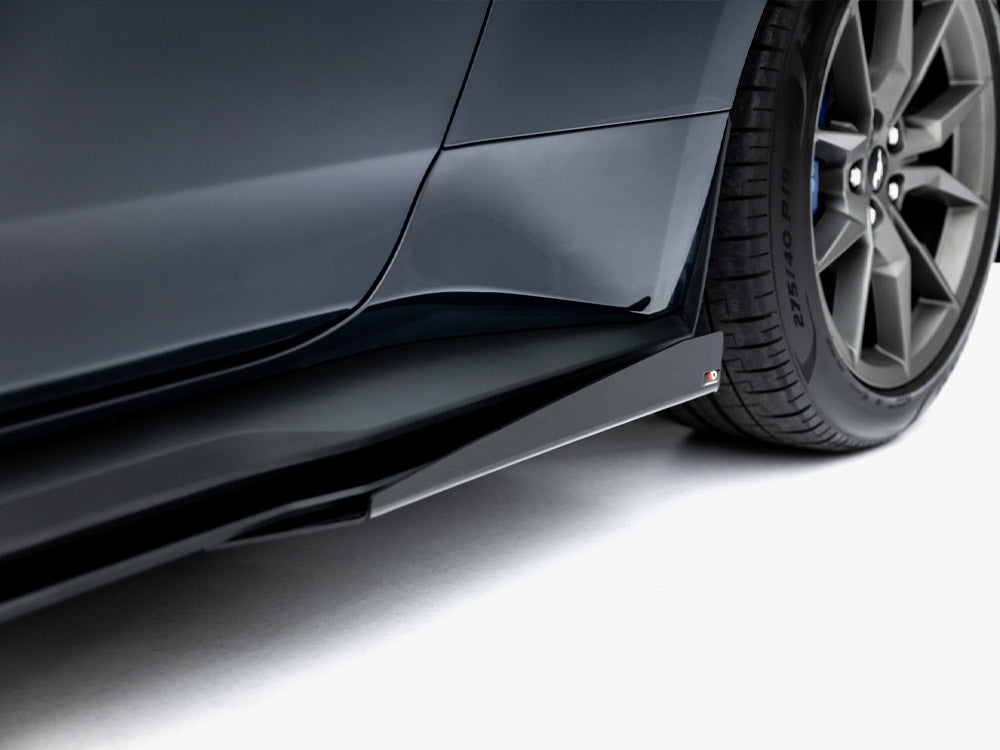 Street PRO Side Skirts Diffusers + Flaps Ford Mustang Dark Horse Mk7