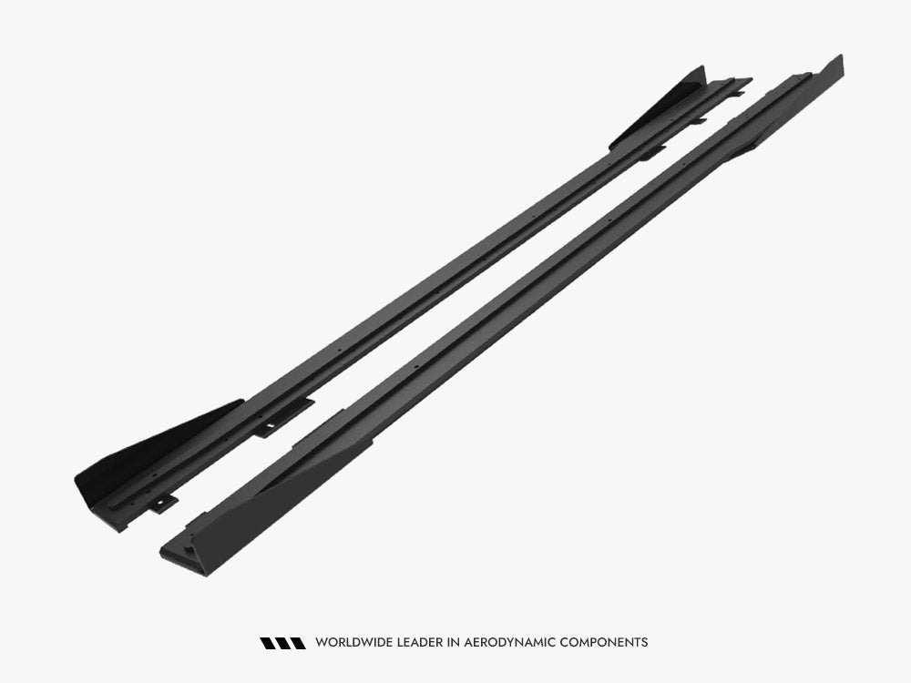 Street PRO Side Skirts Diffusers + Flaps Ford Mustang Dark Horse Mk7