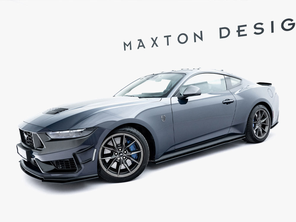 Maxton Design Street PRO Side Skirts Diffusers Ford Mustang Dark Horse Mk7 - FOMU7GTCNC-SD1B - Image 2
