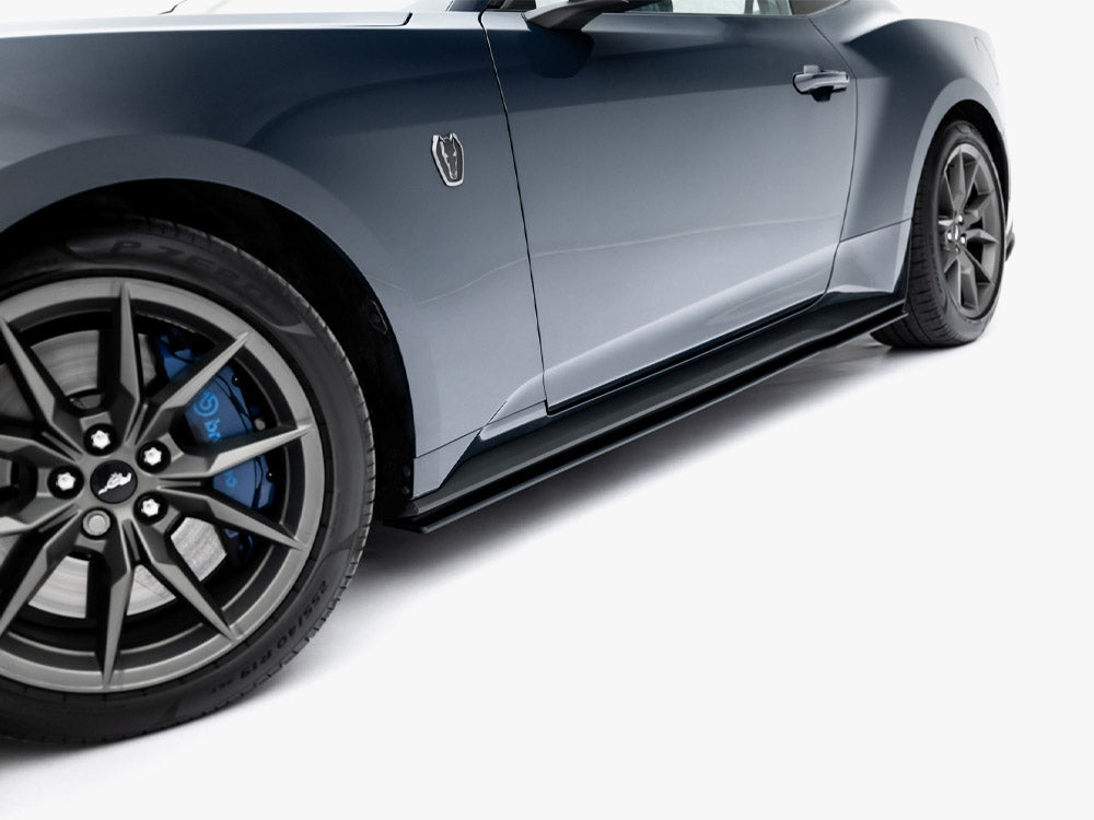 Maxton Design Street PRO Side Skirts Diffusers Ford Mustang Dark Horse Mk7 - FOMU7GTCNC-SD1B - Image 5