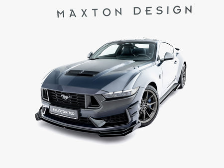 Street PRO Front Splitter + Flaps Ford Mustang Dark Horse Mk7