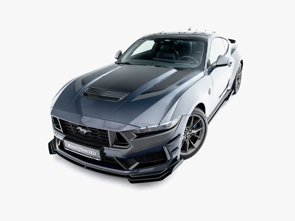 Street PRO Front Splitter + Flaps Ford Mustang Dark Horse Mk7
