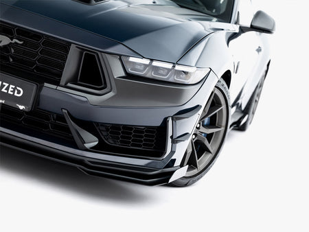 Maxton Design Street PRO Front Splitter + Flaps Ford Mustang Dark Horse Mk7 - FOMU7DHCNC-FD1B+FSF1G - Image 7