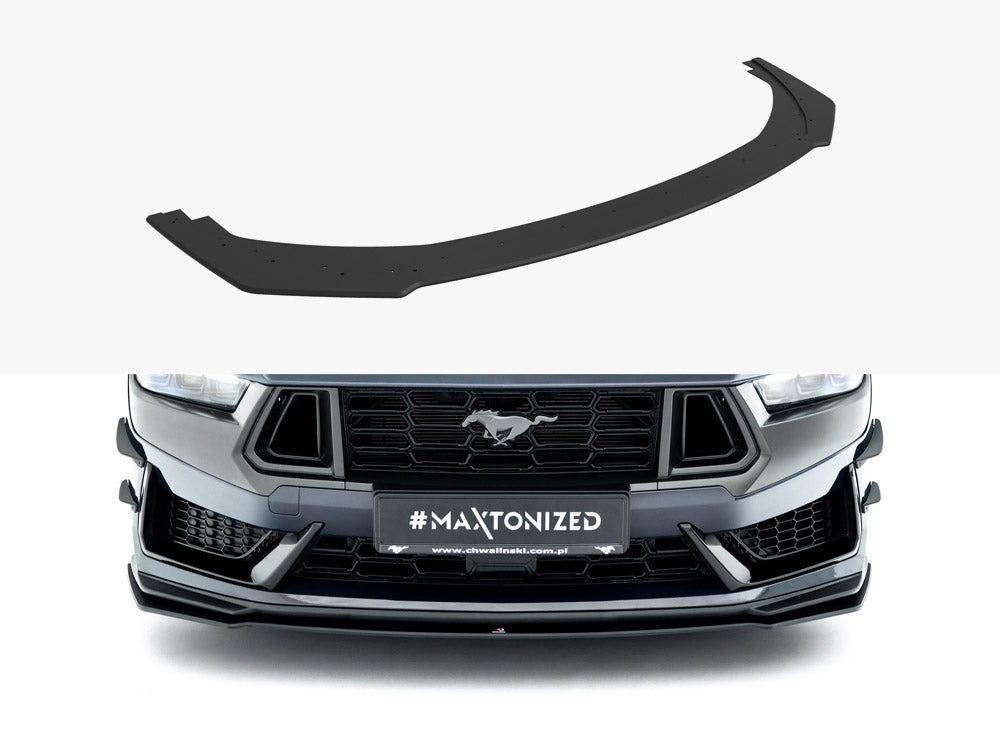 Maxton Design Street PRO Front Splitter Ford Mustang Dark Horse Mk7 - FOMU7DHCNC-FD1B - Image 1