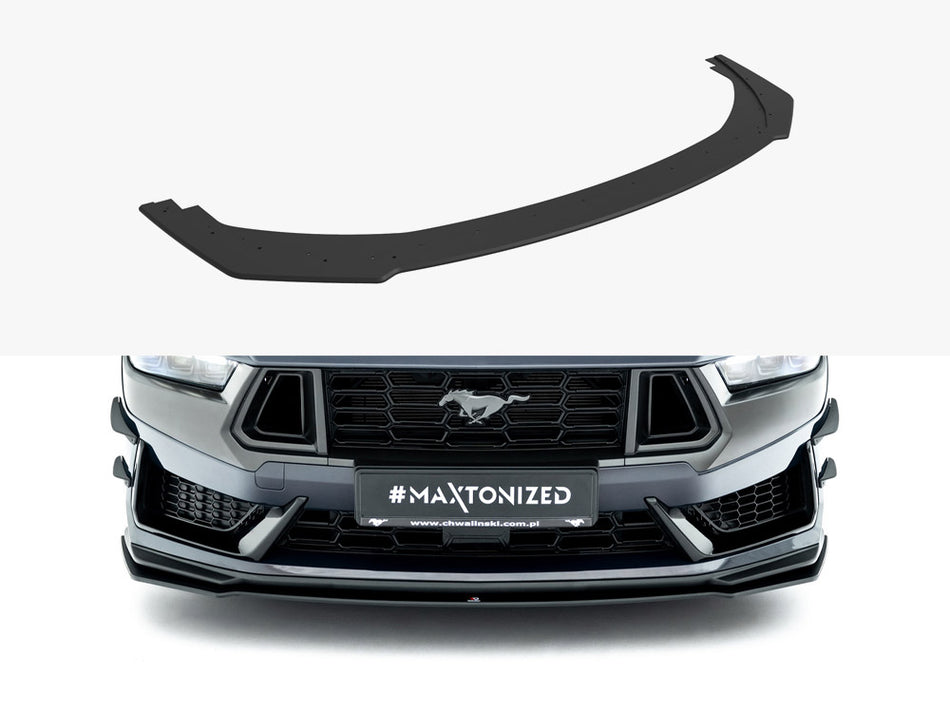 Maxton Design Street PRO Front Splitter Ford Mustang Dark Horse Mk7 - FOMU7DHCNC-FD1B - Image 1