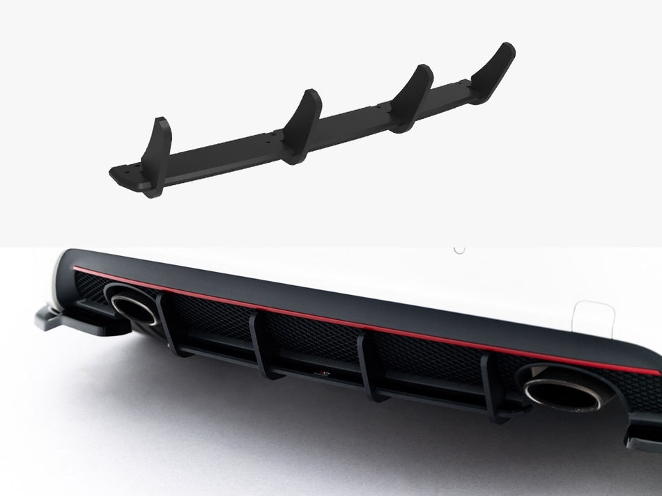 Maxton Design Street PRO Rear Diffuser Mercedes-Benz A AMG-Line W176 - MEA176AMGLINECNC-RS1B - Image 1