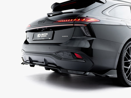 Rear Splitter (Vertical Bars) V.2 Audi A6 S-Line C9