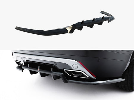 Maxton Design Rear Splitter (Vertical Bars) V.3 Land Rover Range Rover Velar R-Dynamic Mk1 - LR-RR-VE-1-RDYNAMIC-RD5G+RD6G - Image 1