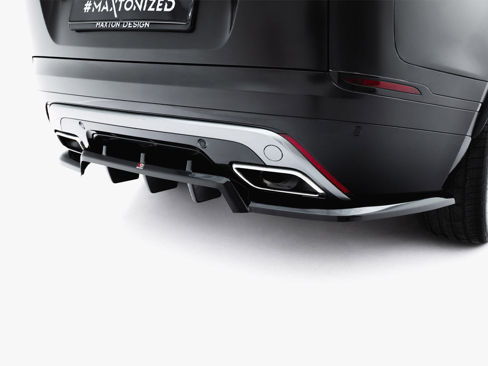 Maxton Design Rear Splitter (Vertical Bars) V.3 Land Rover Range Rover Velar R-Dynamic Mk1 - LR-RR-VE-1-RDYNAMIC-RD5G+RD6G - Image 4