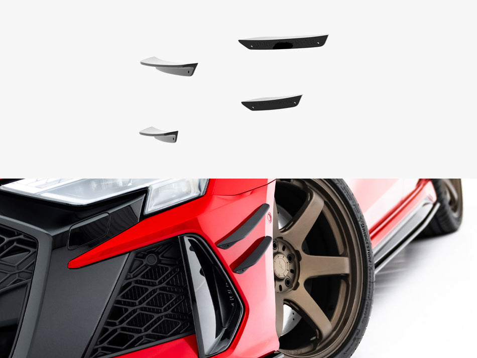 Front Bumper Wings (Canards) Audi RS3 Sedan 8Y Facelift