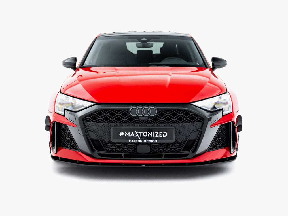 Maxton Design Front Bumper Wings (Canards) Audi RS3 Sedan 8Y Facelift - AU-R8-2F-CAN1 - Image 4