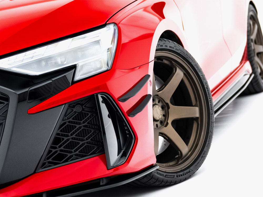 Maxton Design Front Bumper Wings (Canards) Audi RS3 Sedan 8Y Facelift - AU-R8-2F-CAN1 - Image 5