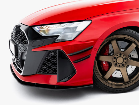Maxton Design Front Bumper Wings (Canards) Audi RS3 Sedan 8Y Facelift - AU-R8-2F-CAN1 - Image 6