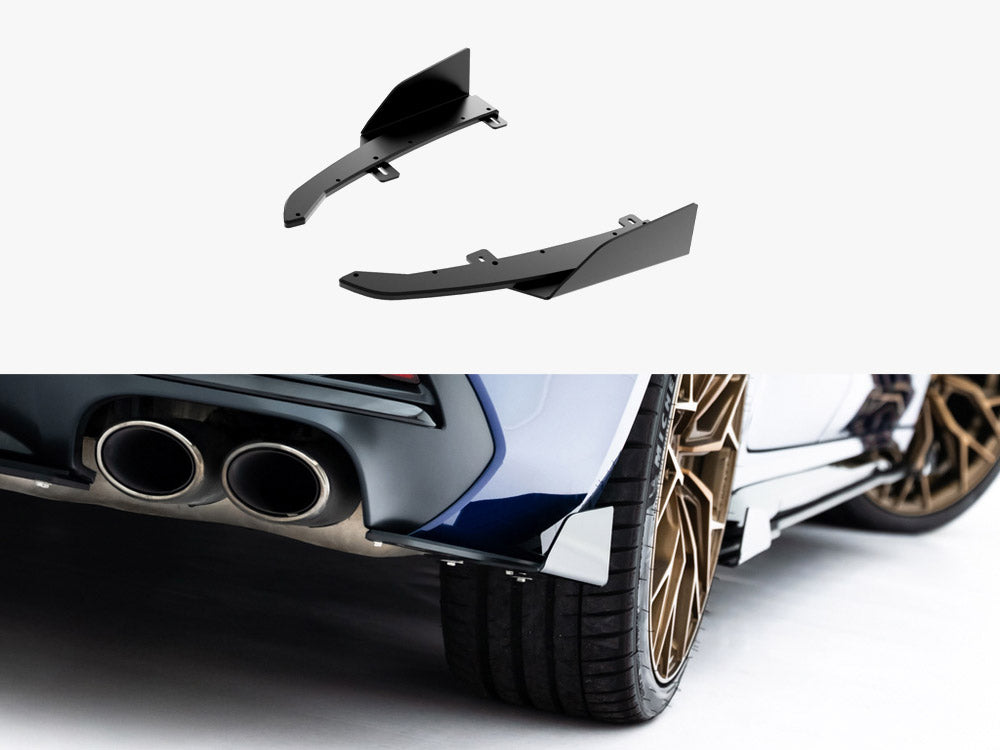 Maxton Design Street PRO Rear Side Splitters + Flaps Audi S5 Sedan / Avant B10 - AUS53CNC-RSD1B+RSF1G - Image 1