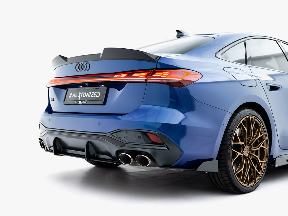 Maxton Design Street PRO Rear Side Splitters + Flaps Audi S5 Sedan / Avant B10 - AUS53CNC-RSD1B+RSF1G - Image 3