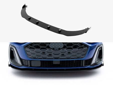 Maxton Design Street PRO Front Splitter + Flaps Audi A5 S-Line / S5 Sedan / Avant B10 - AUA53SLINECNC-FD1B+FSF1G - Image 1