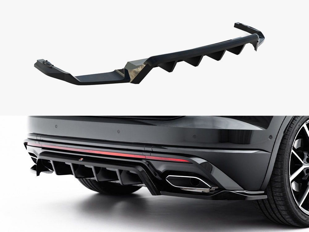 Rear Splitter (Vertical Bars) Volkswagen Touareg R-Line Mk3 Facelift
