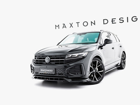 Maxton Design Front Splitter Volkswagen Touareg R-Line Mk3 Facelift - VW-TO-3F-RLINE-FD1G+FD1RG - Image 2