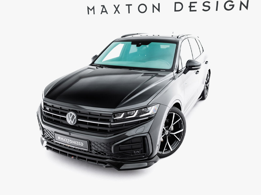 Maxton Design Front Splitter Volkswagen Touareg R-Line Mk3 Facelift - VW-TO-3F-RLINE-FD1G+FD1RG - Image 4
