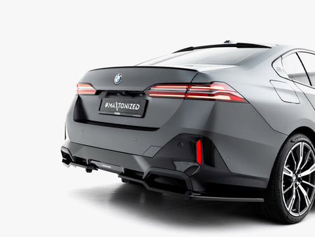 Rear Splitter (Vertical Bars) V.2 BMW 5 / i5 M-Pack Sedan / Touring G60 / G61