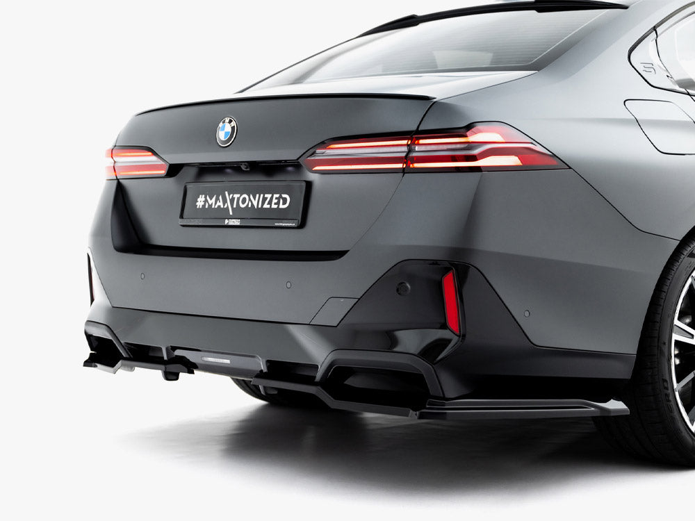 Maxton Design Rear Splitter (Vertical Bars) V.1 BMW 5 / i5 M-Pack Sedan / Touring G60 / G61 - BM-5-G60-MPACK-RSD1G+RD4G - Image 4