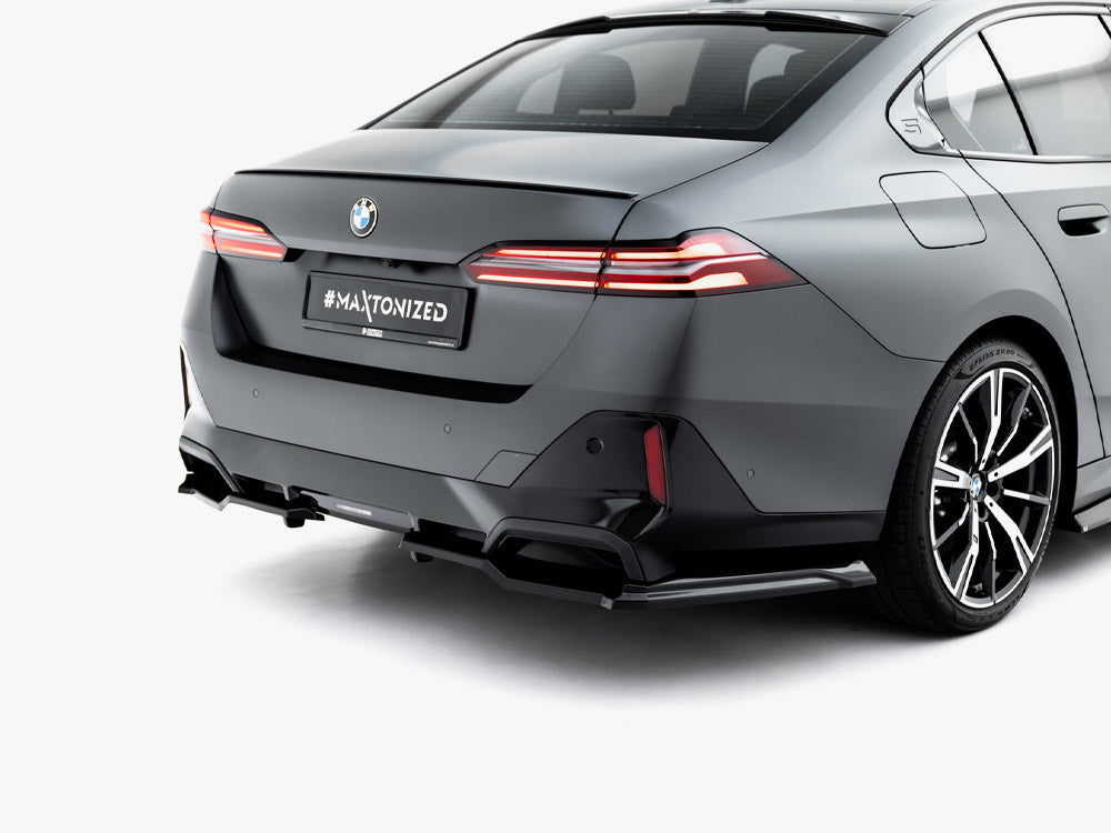 Rear Splitter (Vertical Bars) V.1 BMW 5 / i5 M-Pack Sedan / Touring G60 / G61