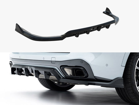 Maxton Design Rear Splitter (Vertical Bars) V.2 BMW X5 M-Pack G05 Facelift - BM-X5-05F-MPACK-RD2G+RD3G - Image 1