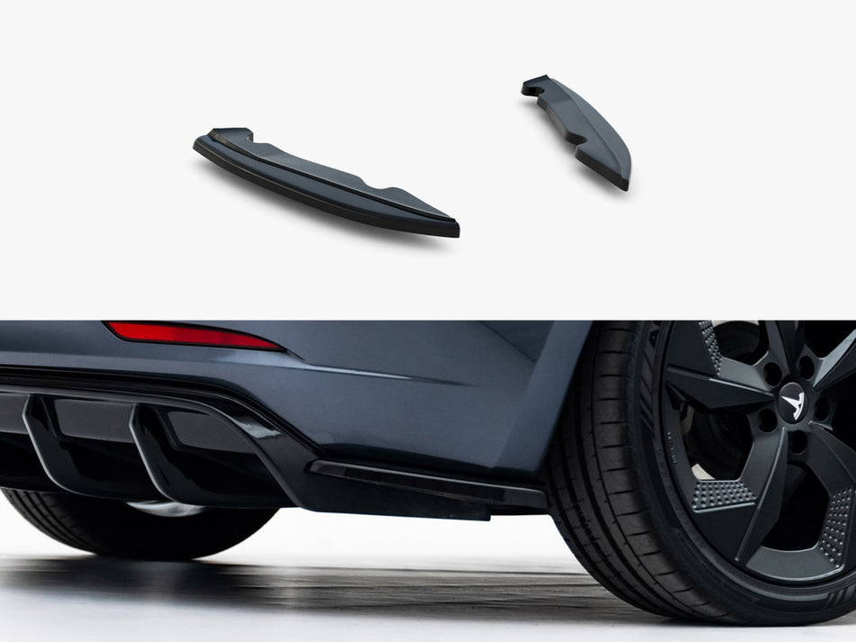 Maxton Design Rear Side Splitters V.2 Tesla Model 3 - TE-MODEL3-1-RSD2G - Image 1