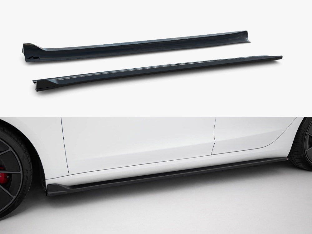 Maxton Design Side Skirts Diffusers V.3 Tesla Model 3 Performance Mk1 Facelift - TE-MODEL3-1-SD2G - Image 1