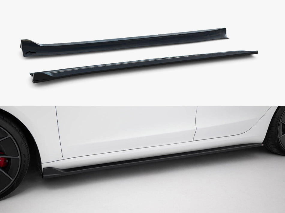 Maxton Design Side Skirts Diffusers V.3 Tesla Model 3 Performance Mk1 Facelift - TE-MODEL3-1-SD2G - Image 1