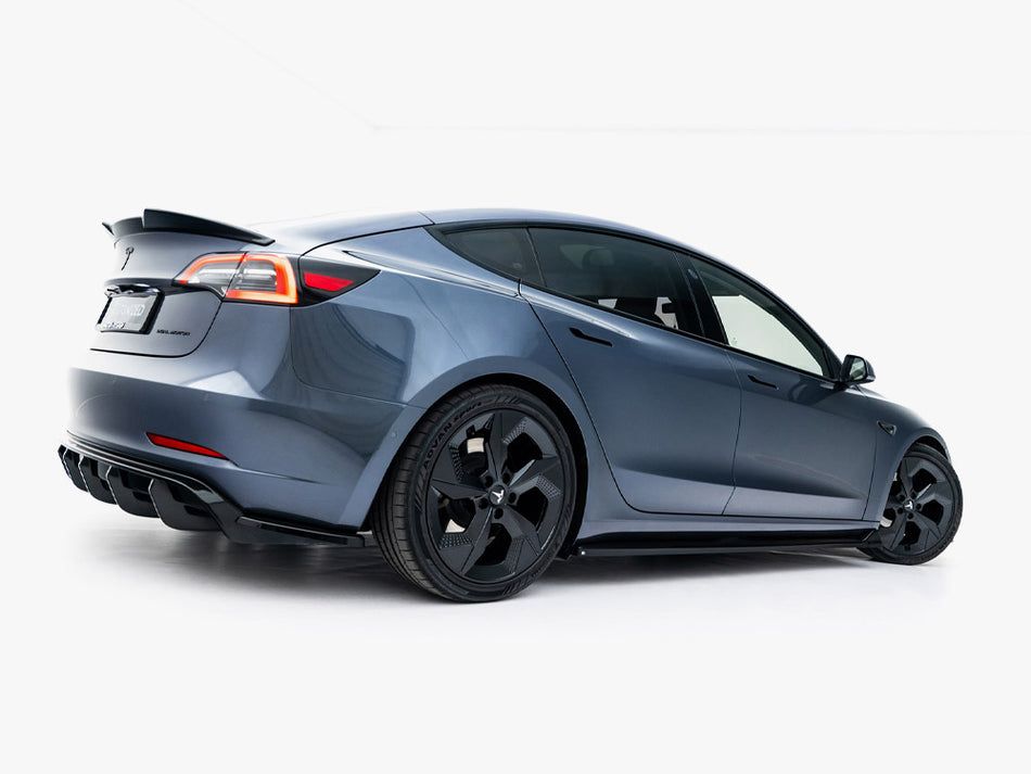 Maxton Design Side Skirts Diffusers V.3 Tesla Model 3 Mk1 / Mk1 Facelift - TE-MODEL3-1-SD2G - Image 2