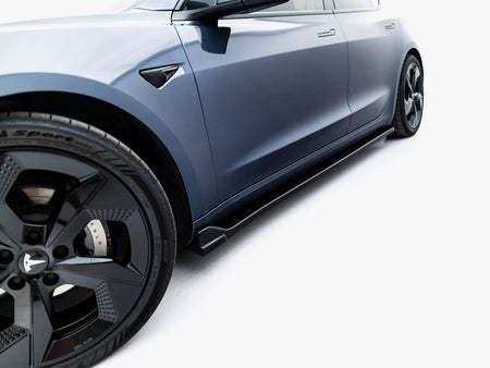 Maxton Design Side Skirts Diffusers V.3 Tesla Model 3 Mk1 / Mk1 Facelift - TE-MODEL3-1-SD2G - Image 3