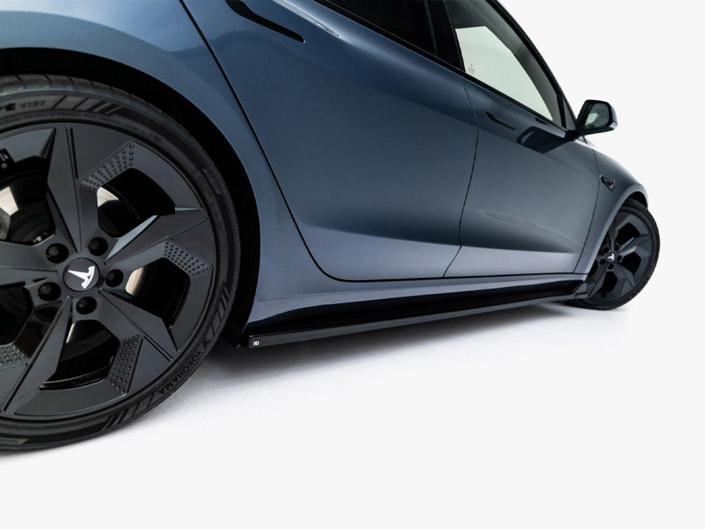 Maxton Design Side Skirts Diffusers V.3 Tesla Model 3 Mk1 / Mk1 Facelift - TE-MODEL3-1-SD2G - Image 4