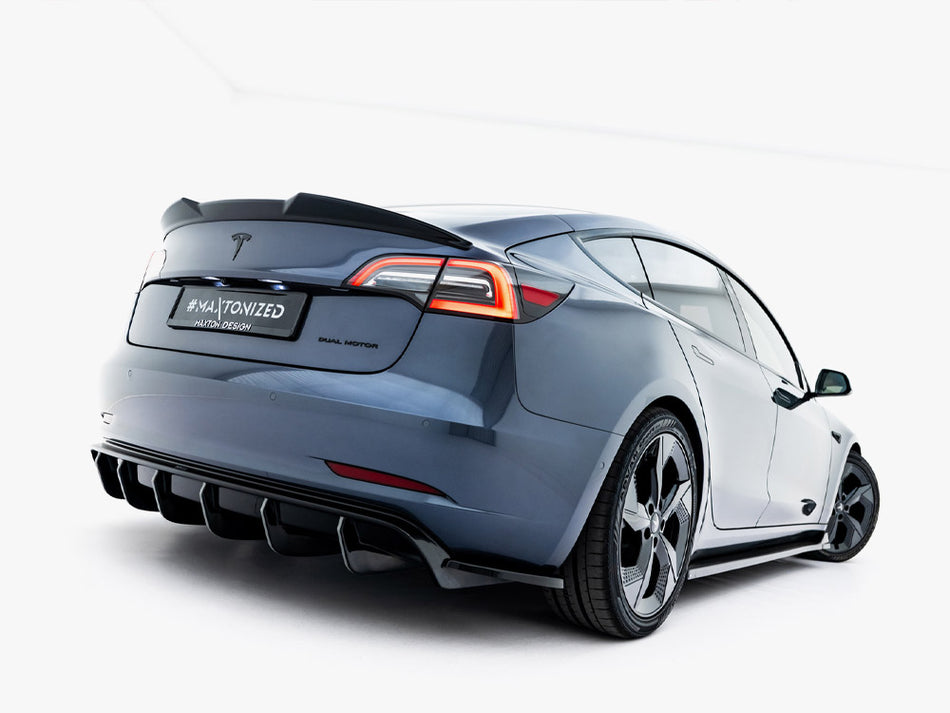 Maxton Design Rear Valance V.2 Tesla Model 3 - TE-MODEL3-1-RS2G - Image 2