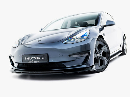 Maxton Design Front Splitter V.3 Tesla Model 3 - TE-MODEL3-1-FD3G+FD3RG - Image 4