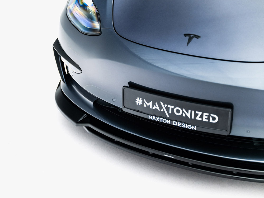 Maxton Design Front Splitter V.3 Tesla Model 3 - TE-MODEL3-1-FD3G+FD3RG - Image 6