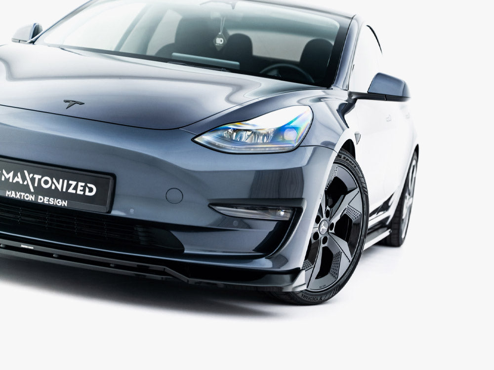Maxton Design Front Splitter V.3 Tesla Model 3 - TE-MODEL3-1-FD3G+FD3RG - Image 7