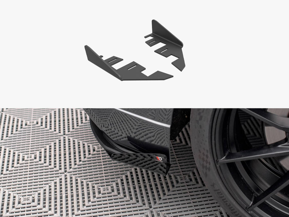 Maxton Design Rear Side Flaps Audi S3 Sportback 8V Facelift - AUS33FSBCNC-RSF1G - Image 1