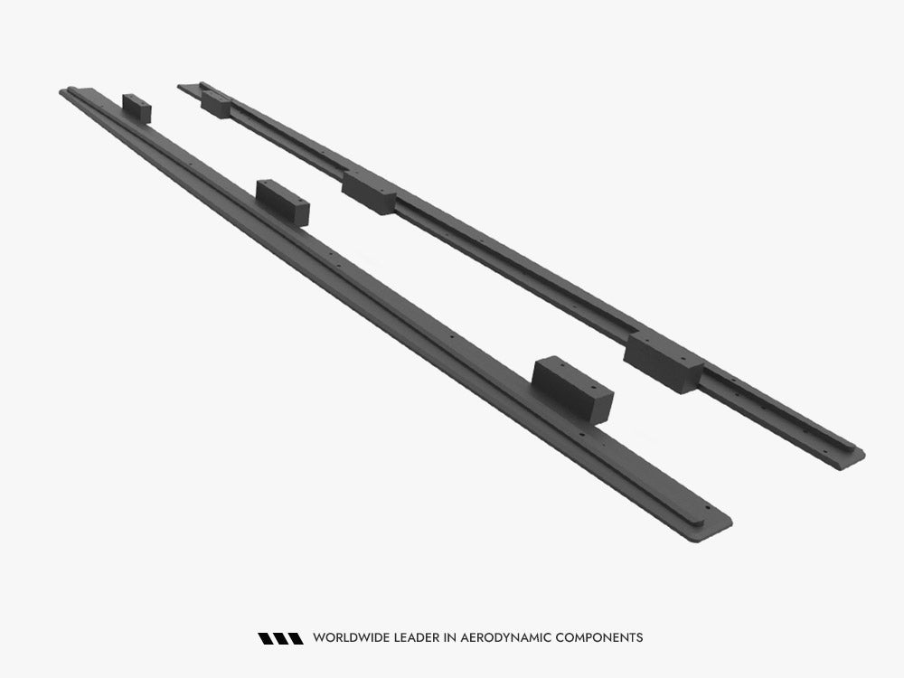 Street PRO Side Skirts Diffusers Audi S3 / A3 S-Line Sportback 8V Facelift