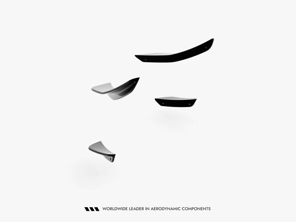 Maxton Design Front Bumper Wings (Canards) Volkswagen Polo GTI Mk6 Facelift - VW-PO-6F-GTI-CAN1 - Image 6