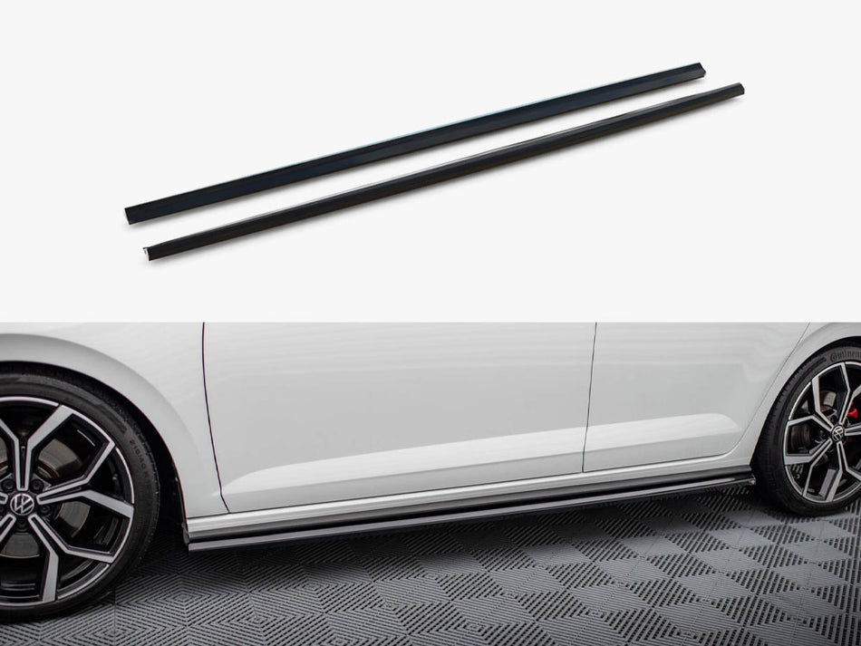 Maxton Design Side Skirts Diffusers Volkswagen Polo GTI Mk6 Facelift - VW-PO-6F-GTI-SD1G - Image 1
