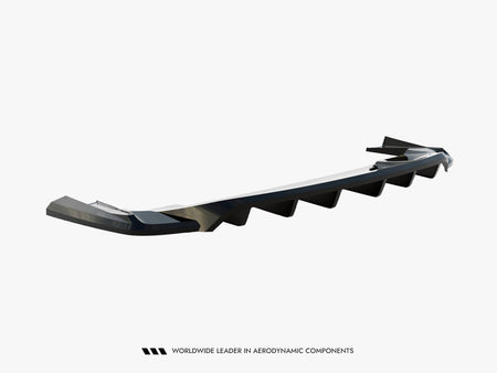 Rear Splitter (Vertical Bars) Porsche Taycan / Taycan 4 / Taycan 4S / Taycan GTS Mk1