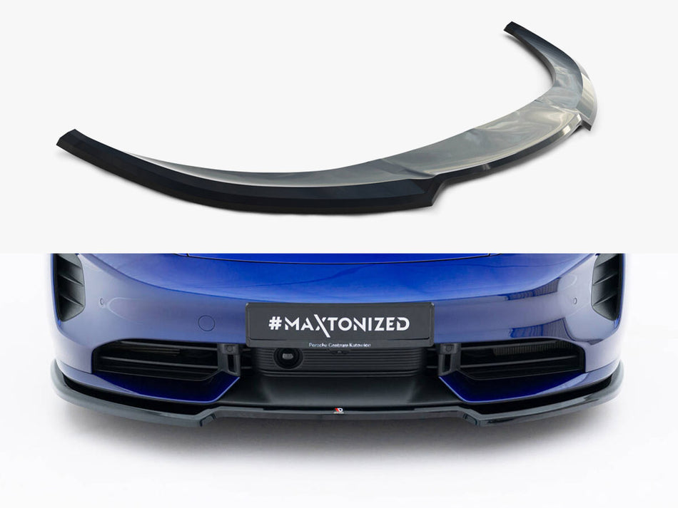Maxton Design Front Splitter Porsche Taycan Turbo S Mk1 - PO-TAY-1-TURBO-S-FD1G - Image 1
