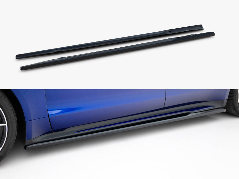 Maxton Design Side Skirts Diffusers Porsche Taycan Turbo S Mk1 - PO-TAY-1-SD1G - Image 1