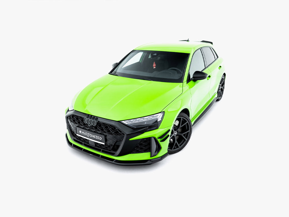 Maxton Design Front Splitter V.1 Audi RS3 Sportback 8Y Facelift - AU-RS3-8YF-S-FD1G - Image 2