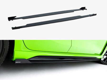 Maxton Design Street PRO Side Skirt Diffusers + Flaps Audi RS3 Sportback 8Y Facelift - AURS38YFSCNC-SD1B+SF1G - Image 1