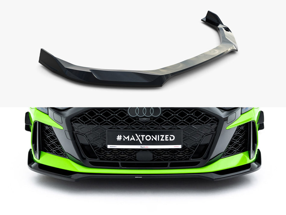 Maxton Design Front Splitter V.2 Audi RS3 Sportback 8Y Facelift - AU-RS3-8YF-S-FD2G - Image 1