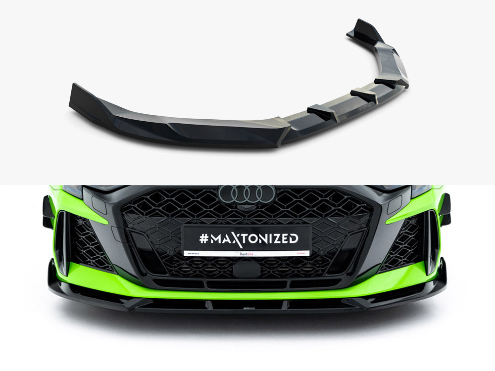 Maxton Design Front Splitter V.3 Audi RS3 Sportback 8Y Facelift - AU-RS3-8YF-S-FD3G - Image 1