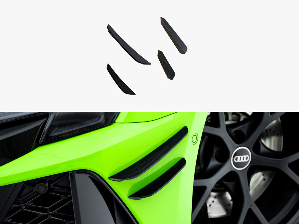 Maxton Design Front Bumper Wings (Canards) Audi RS3 Sportback 8Y Facelift - AU-R8-2F-CAN1 - Image 1